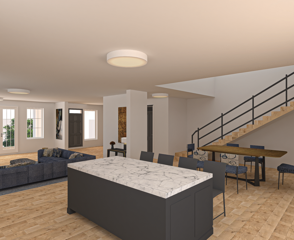 Creative Home Office Interior architectural design, gallery view 2