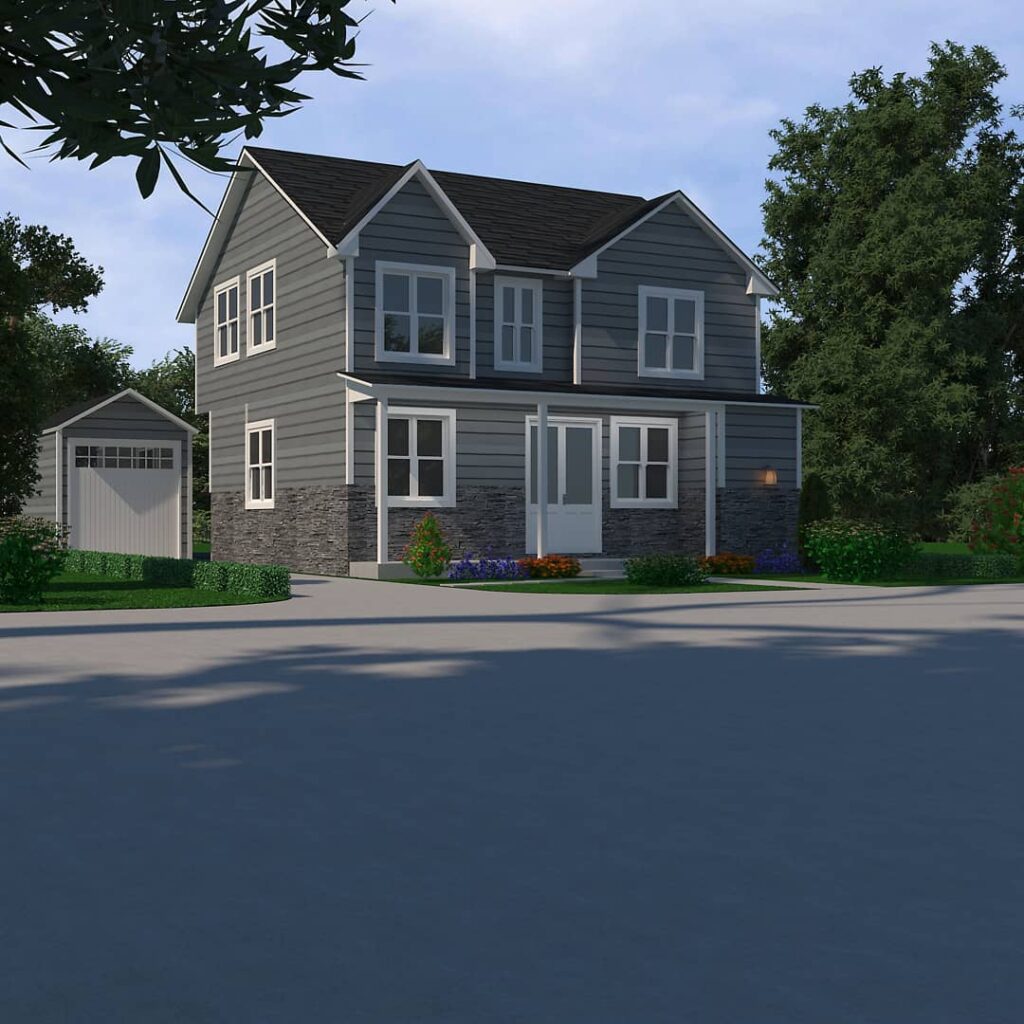 Contemporary Farmhouse architectural design, gallery view 3