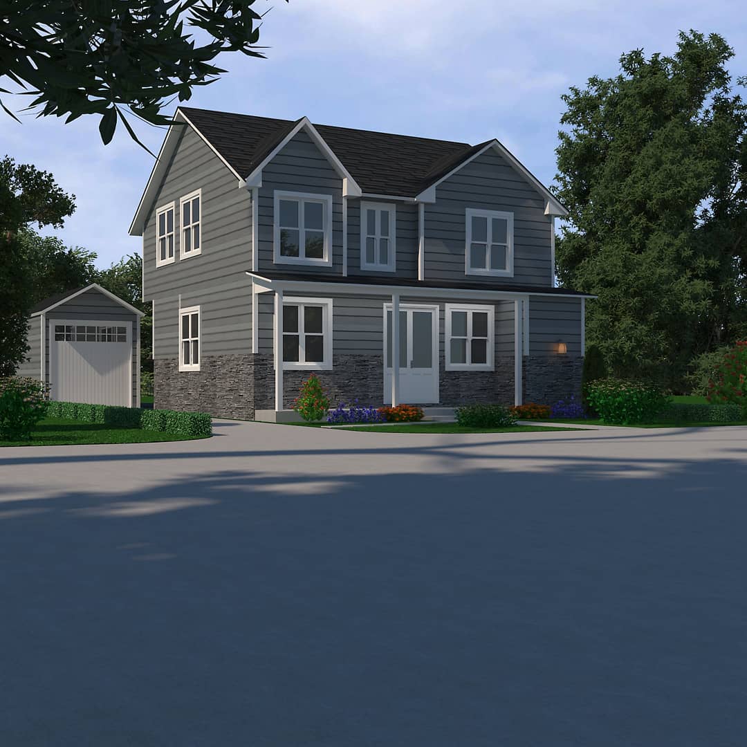 Contemporary Farmhouse architectural design