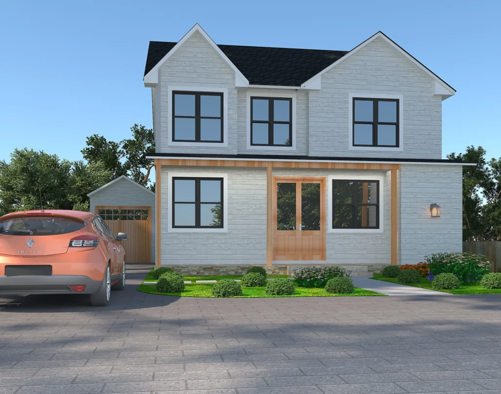 Contemporary Farmhouse architectural design, gallery view 2