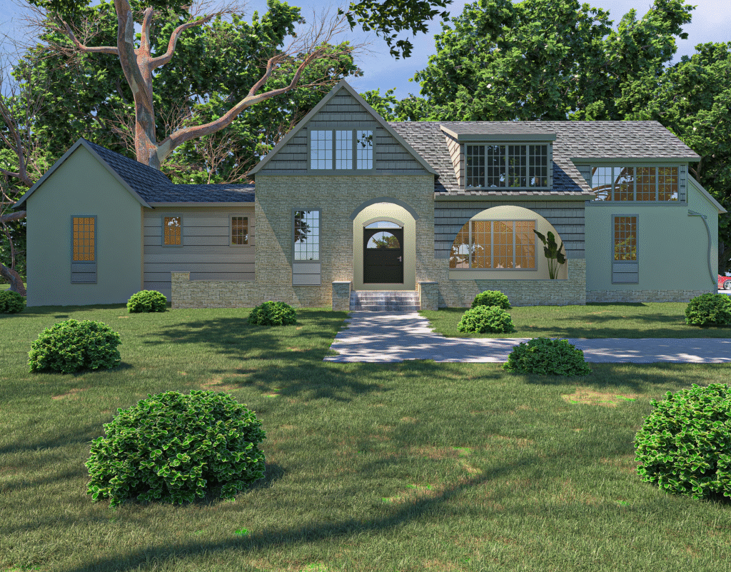 Modern Ridge Residence architectural design, gallery view 1