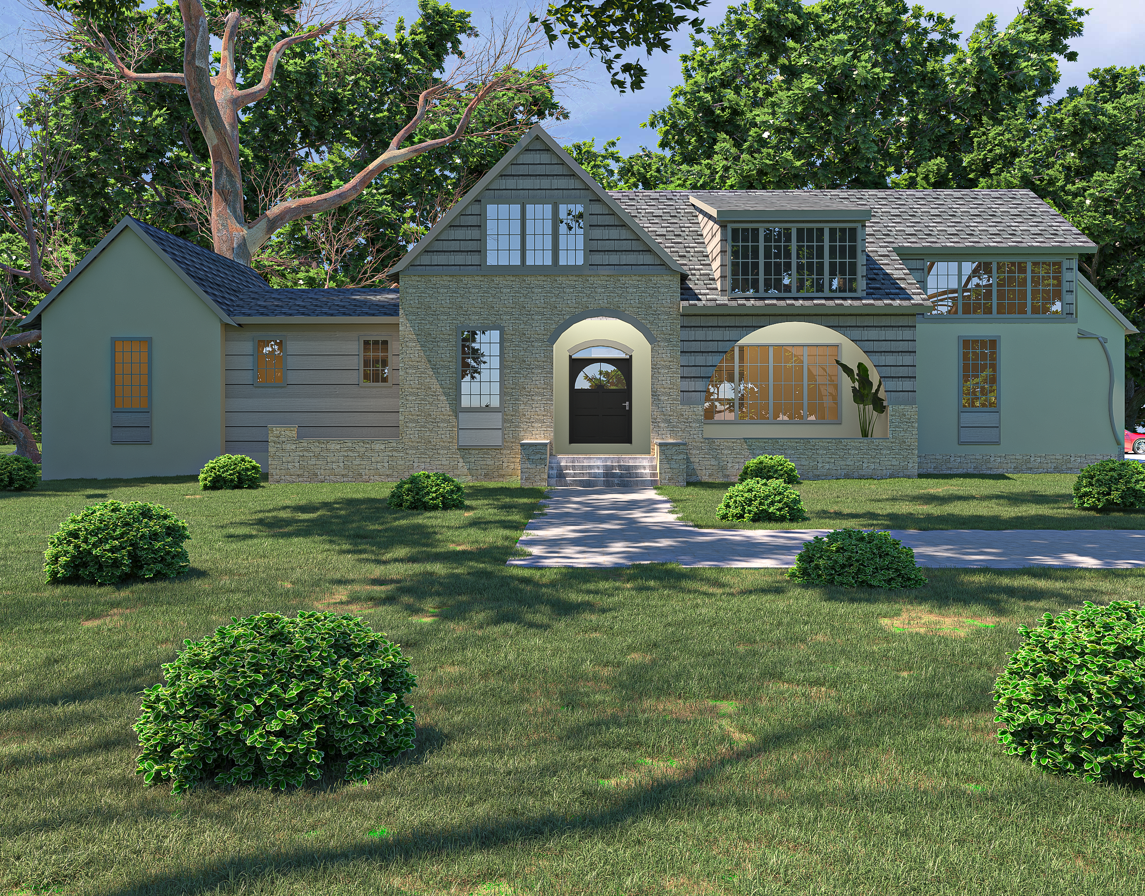 Modern Ridge Residence architectural design