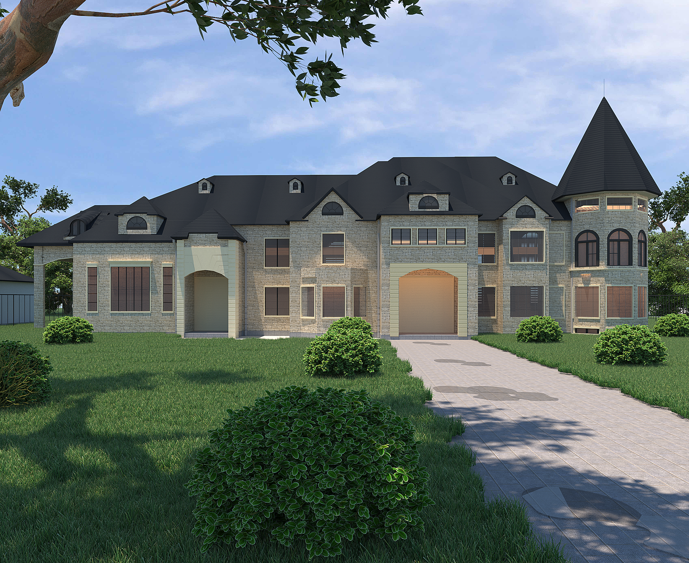The Aspen Ridge House architectural design
