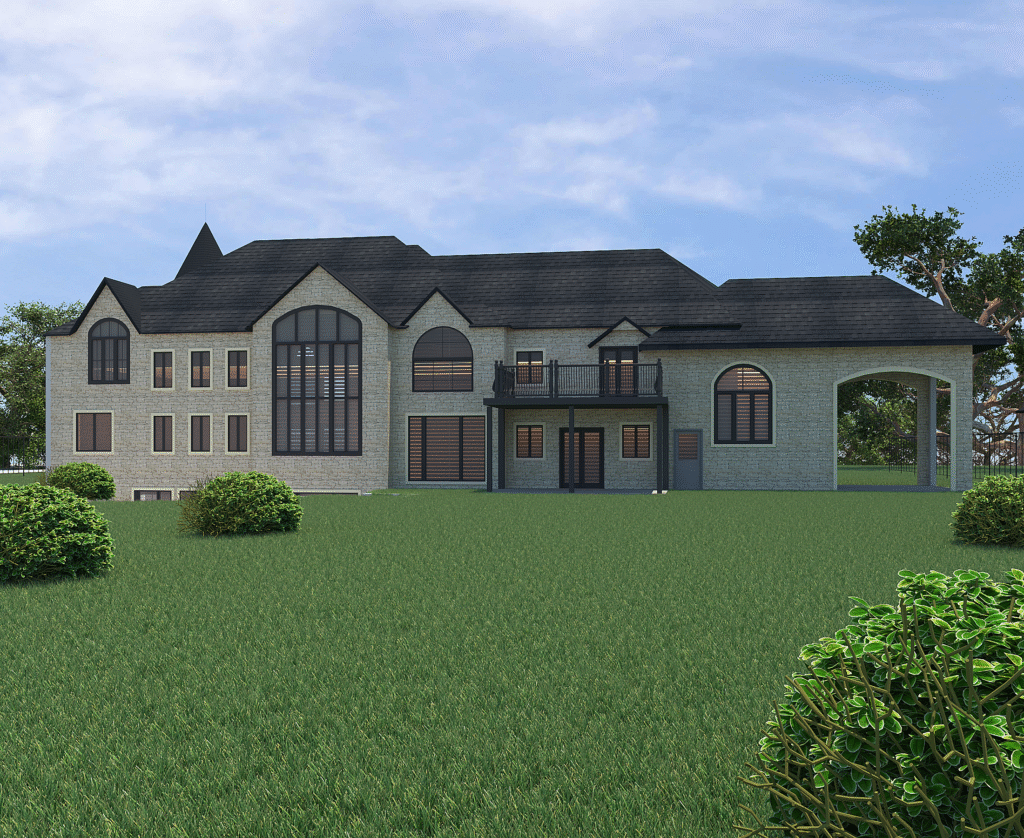 The Aspen Ridge House architectural design, gallery view 1