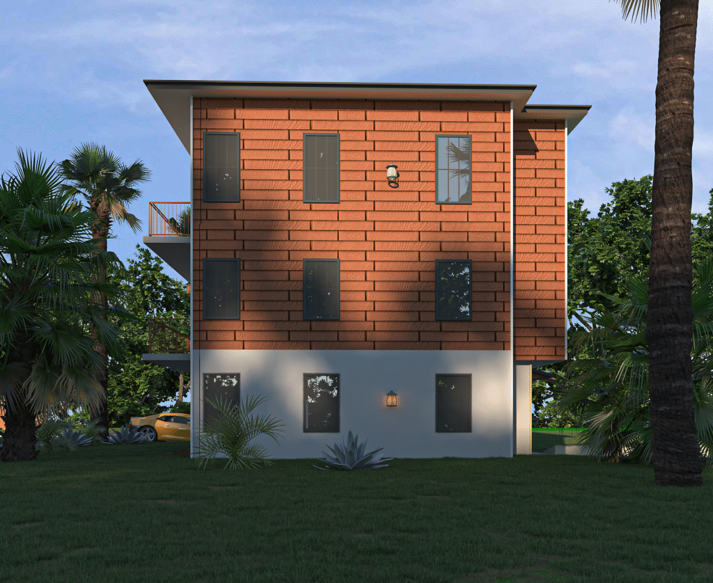 Evergreen Retreat architectural design, gallery view 2