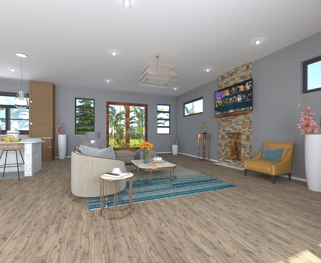 The Wooden Haven architectural design, gallery view 2